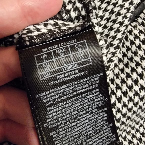 Black and grey patterned blazer - Picture 3 of 6